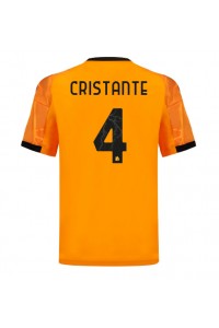 Fotbalové Dres AS Roma Bryan Cristante #4 Venkovní Oblečení 2025-26 Krátký Rukáv